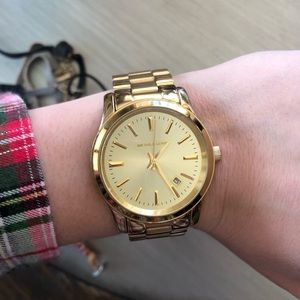 Gold Michael Kors watch